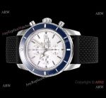 Swiss Breitling Superocean Heritage Asia 7750 Watch Blue Ceramic bezel